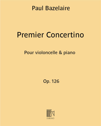 Premier Concertino, op. 126 — Paul Bazelaire