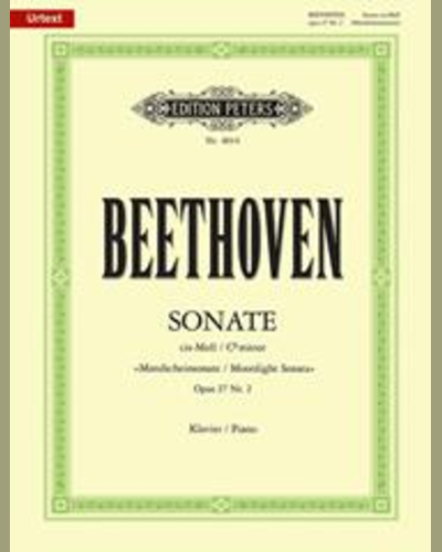 Piano Sonata No. 14 in C-sharp minor Op. 27, No. 2 (Moonlight Sonata) — 贝多芬