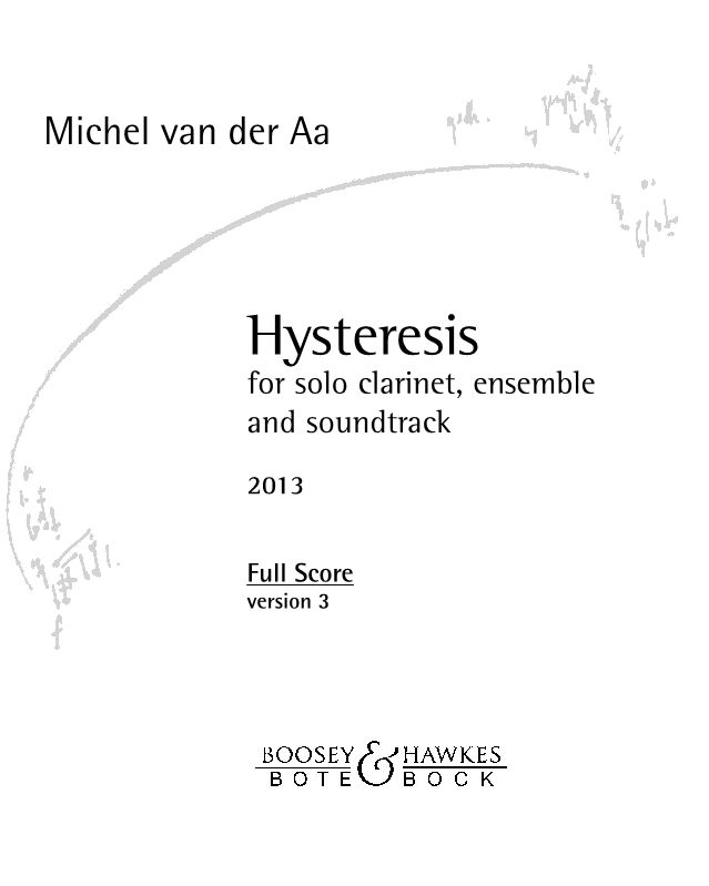 Hysteresis — Michel van der Aa