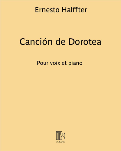 Canción de Dorotea — Ernesto Halffter