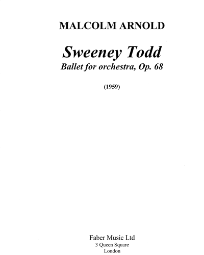 Sweeney Todd, op. 68 — 马尔科姆·阿诺德