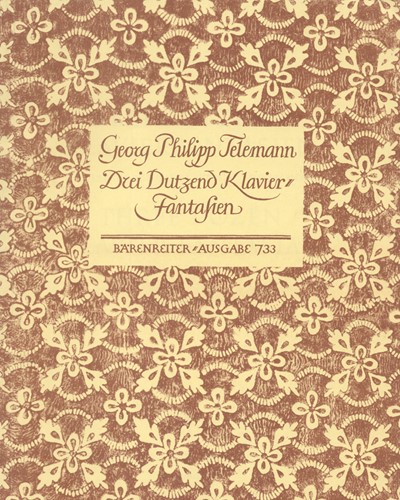 Drei Dutzend Klavierfantasien TWV 33:1-36 — 泰勒曼