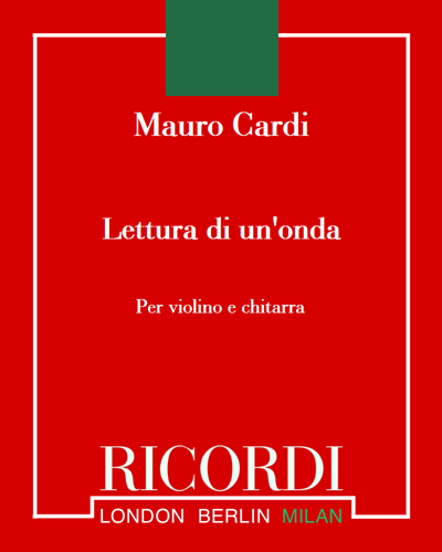 Lettura di un'onda — Mauro Cardi