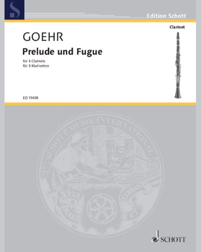 Prelude and Fugue, op. 39 — Alexander Goehr