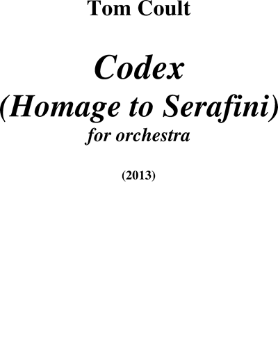 Codex (Homage to Serafini) — Tom Coult