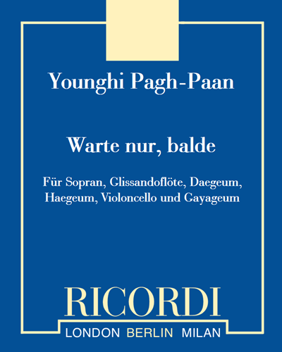 Warte nur, balde — 朴英姬