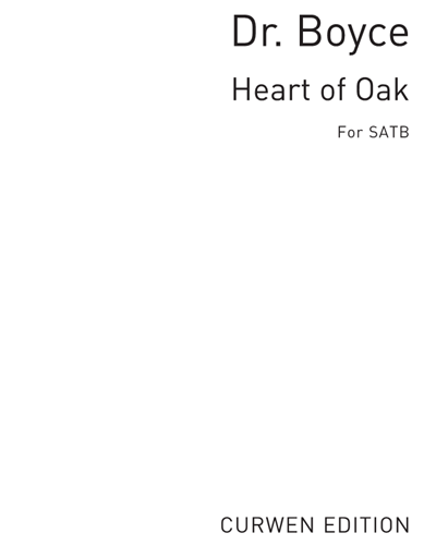 Heart of Oak — 威廉·博伊斯