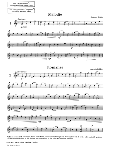 The Young Fiddler's Companion, Vol. 1 — 合集