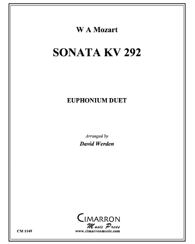 Sonata, K. 292 — 莫扎特