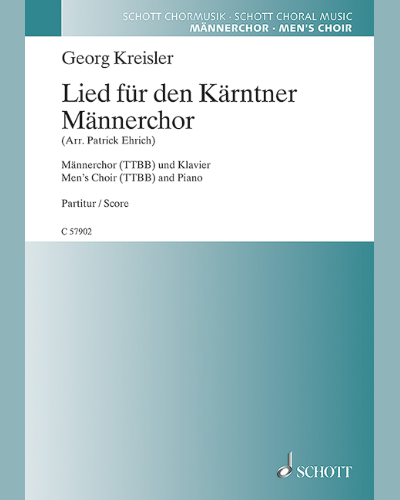 Lied für den Kärntner Männerchor — Georg Kreisler