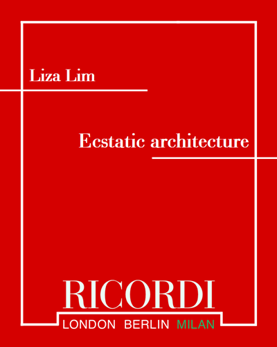 Ecstatic architecture — Liza Lim
