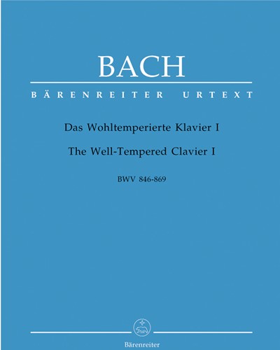 The Well-Tempered Clavier, Book I (BWV 846-869) — 巴赫