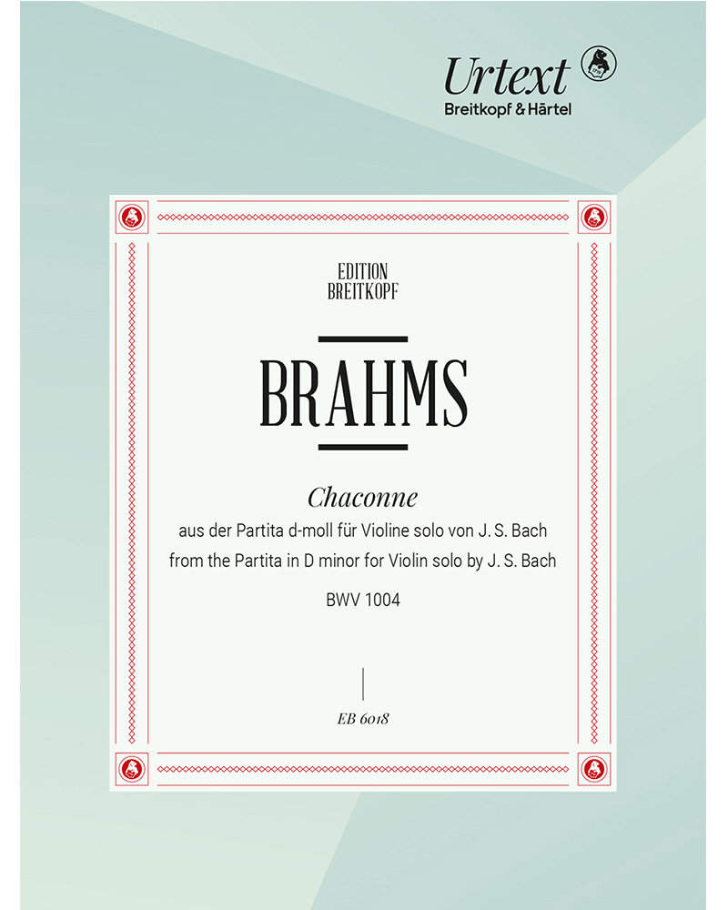 Chaconne (aus BWV 1004) d-moll — Johannes Brahms