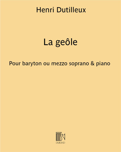 La geôle — 迪蒂耶
