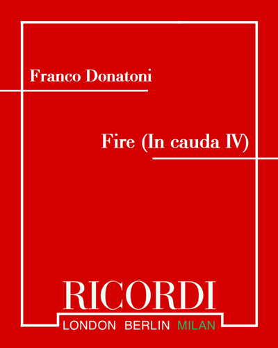 Fire (in cauda IV) — 弗兰科·多纳托尼