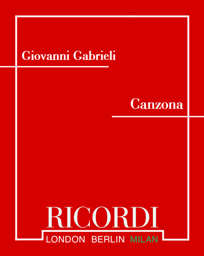 Canzona — 乔万尼·加布里埃利