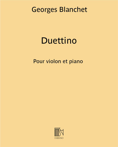Duettino — Georges Blanchet