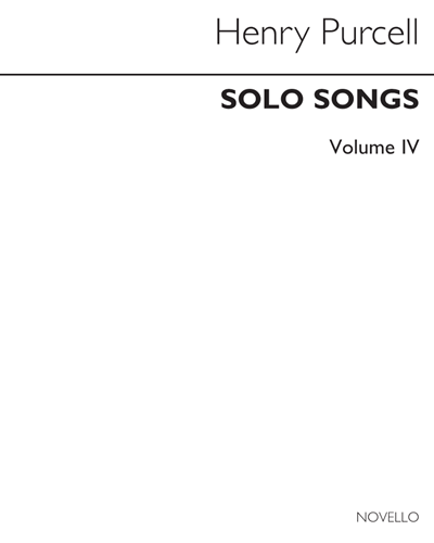 Solo Songs, Vol. 4 — Henry Purcell