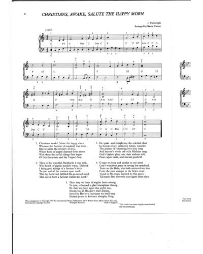 Christians, Awake, Salute The Happy Morn — John Wainwright