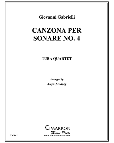 Canzona per Sonare No. 4 — Giovanni Gabrieli
