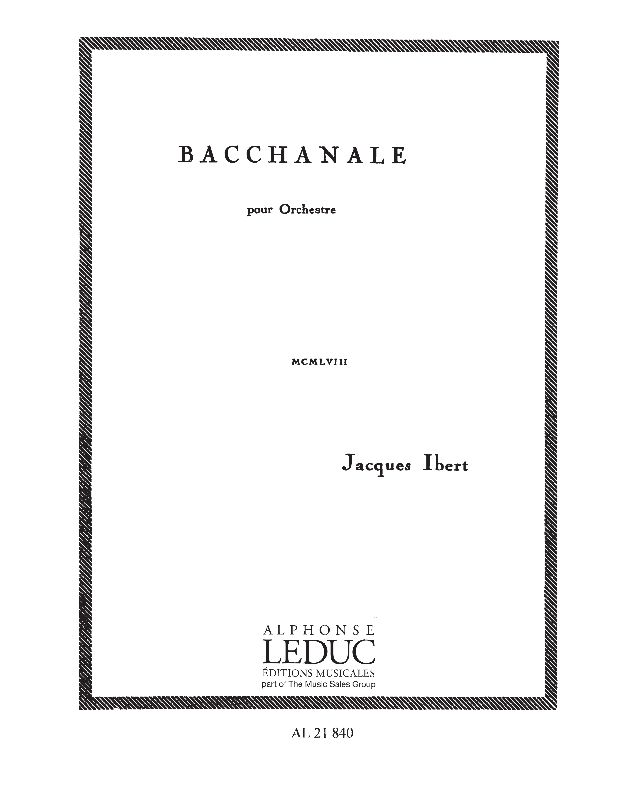 Bacchanale — 雅克·伊贝尔