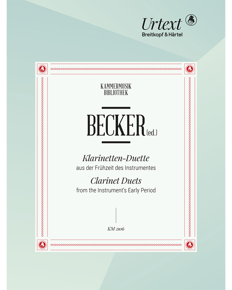 Clarinet Duets from the Instrument's Early Period — Heinz Becker