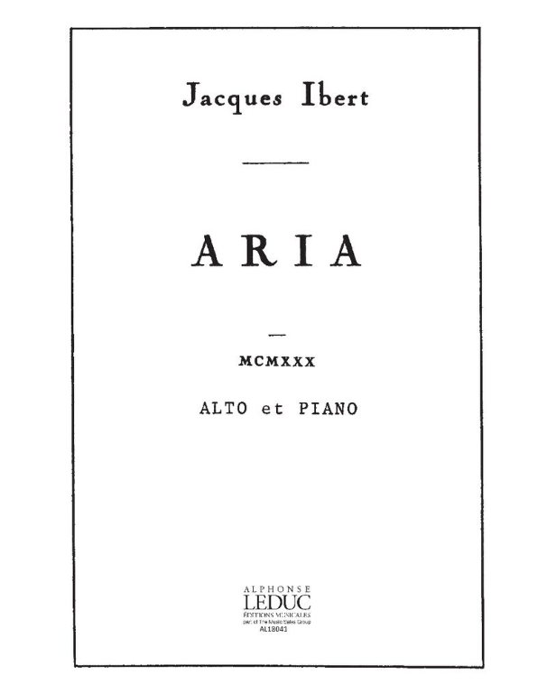 Aria — 雅克·伊贝尔