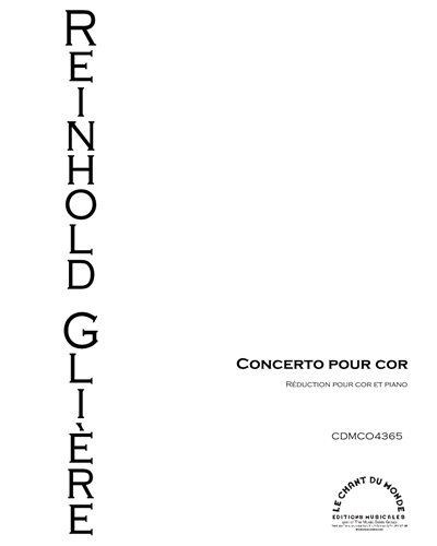 Concerto pour Cor Op. 91 — 格利埃尔