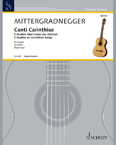Canti Carinthiae — Guenther Mittergradnegger