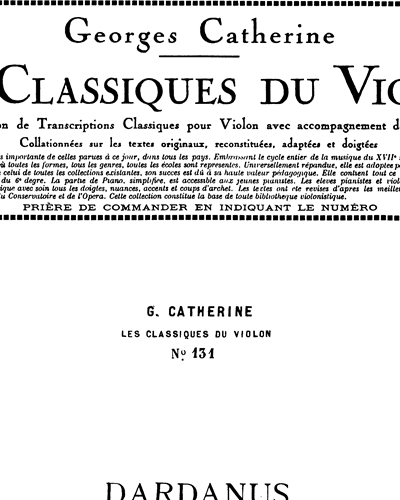 Rigaudon No. 131 (from 'Dardanus') — Jean-Philippe Rameau