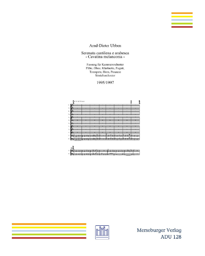 Serenata cantilena e arabesca — Arnd-Dieter Ubben