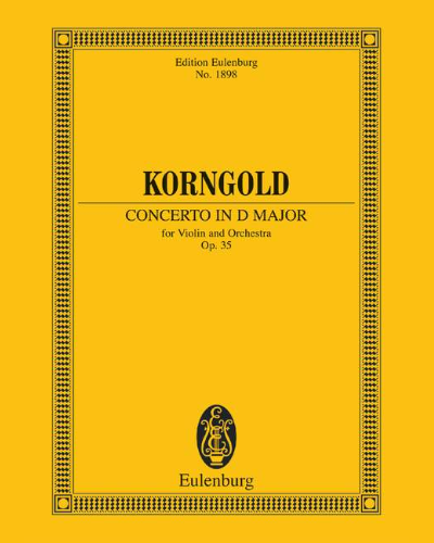 Violin Concerto in D major, op. 35 — 科恩戈尔德