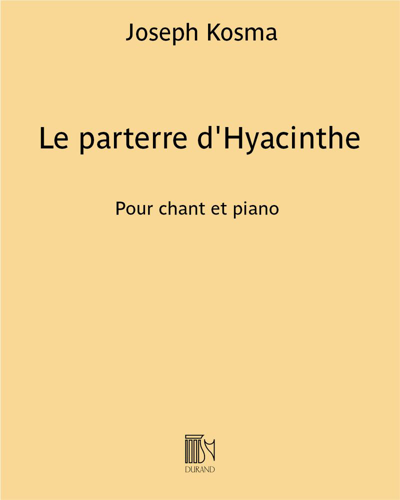 Le parterre d'Hyacinthe — Joseph Kosma