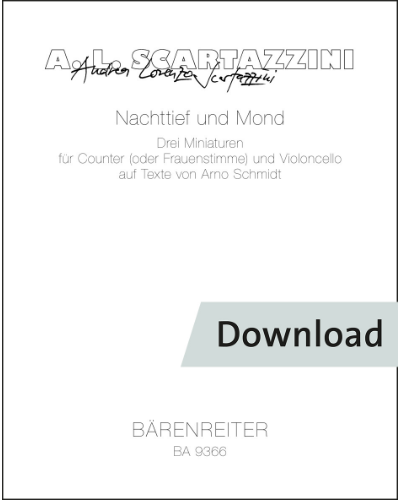 Nachttief und Mond — Andrea Lorenzo Scartazzini