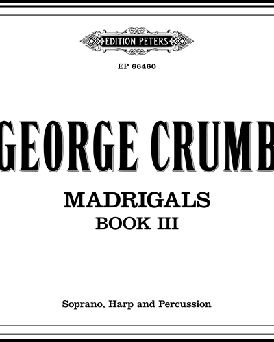 Madrigals, Book III — 乔治·克拉姆
