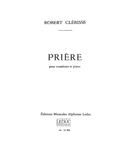 Prière — Robert Clérisse