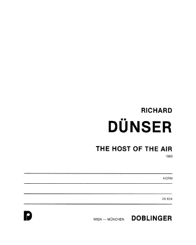 The Host of the Air — Richard Dünser
