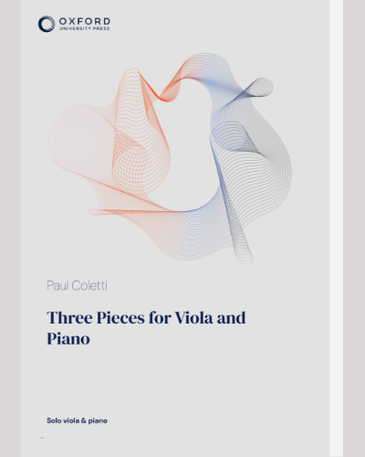 Three Pieces for Viola and Piano — Paul Coletti