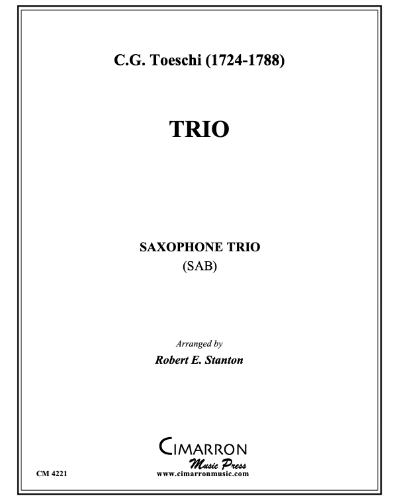 Saxophone Trio — C. G. Toeschi