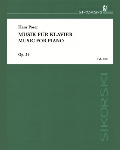 Music for Piano, op. 24 — Hans Poser