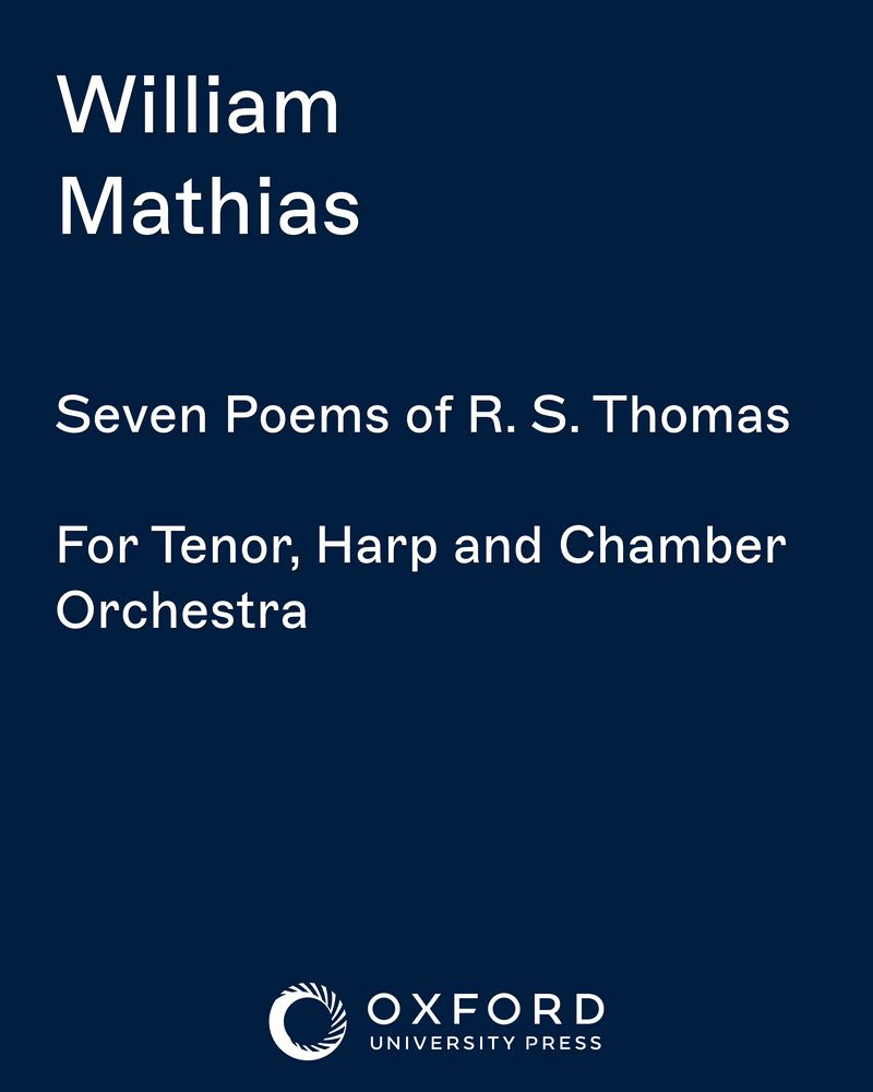 Seven Poems of R. S. Thomas — William Mathias