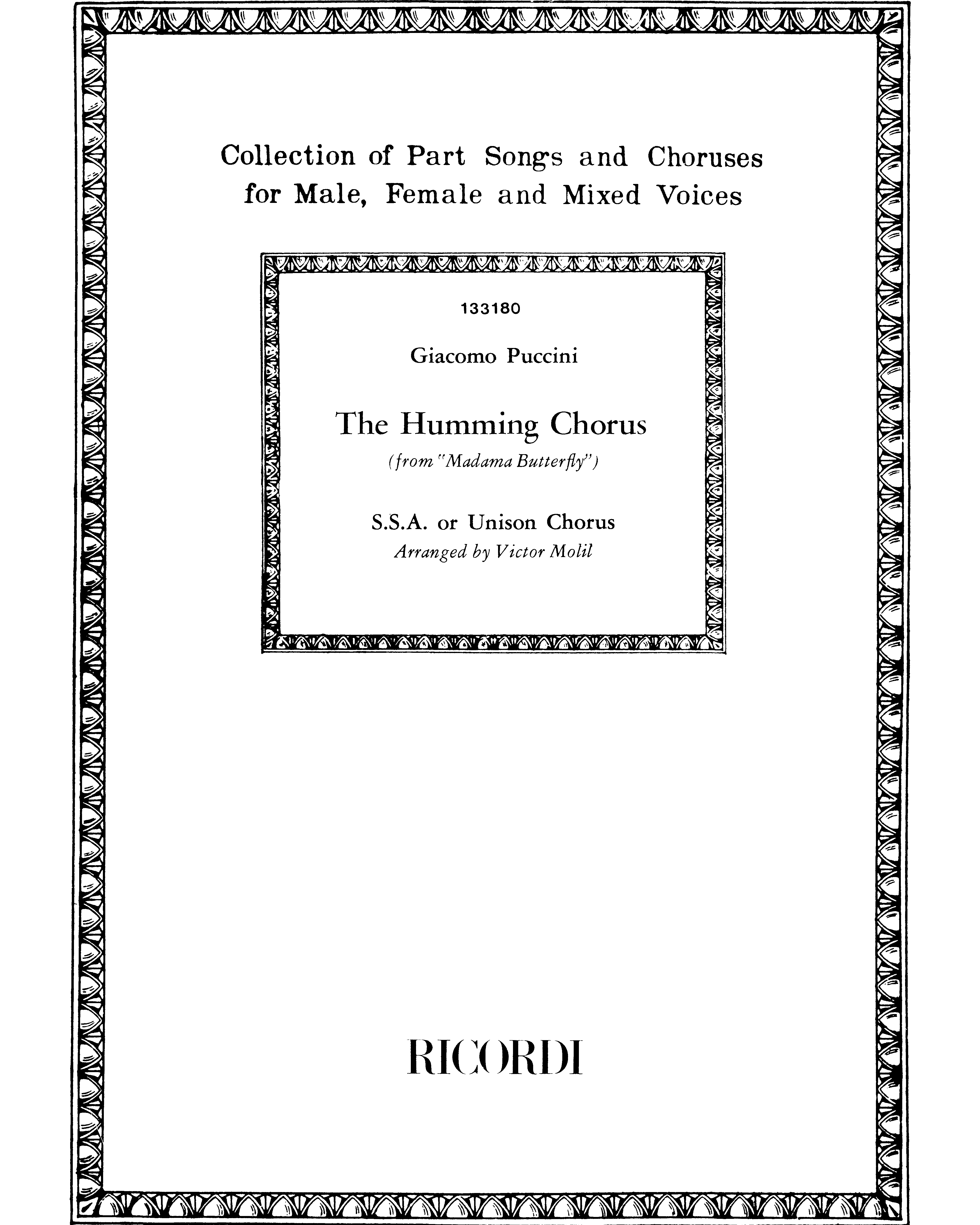 The Humming Chorus (from 'Madama Butterfly') — Giacomo Puccini