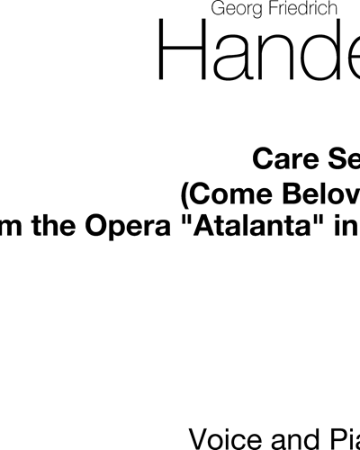 Care Selve (in E-flat) — George Frideric Handel