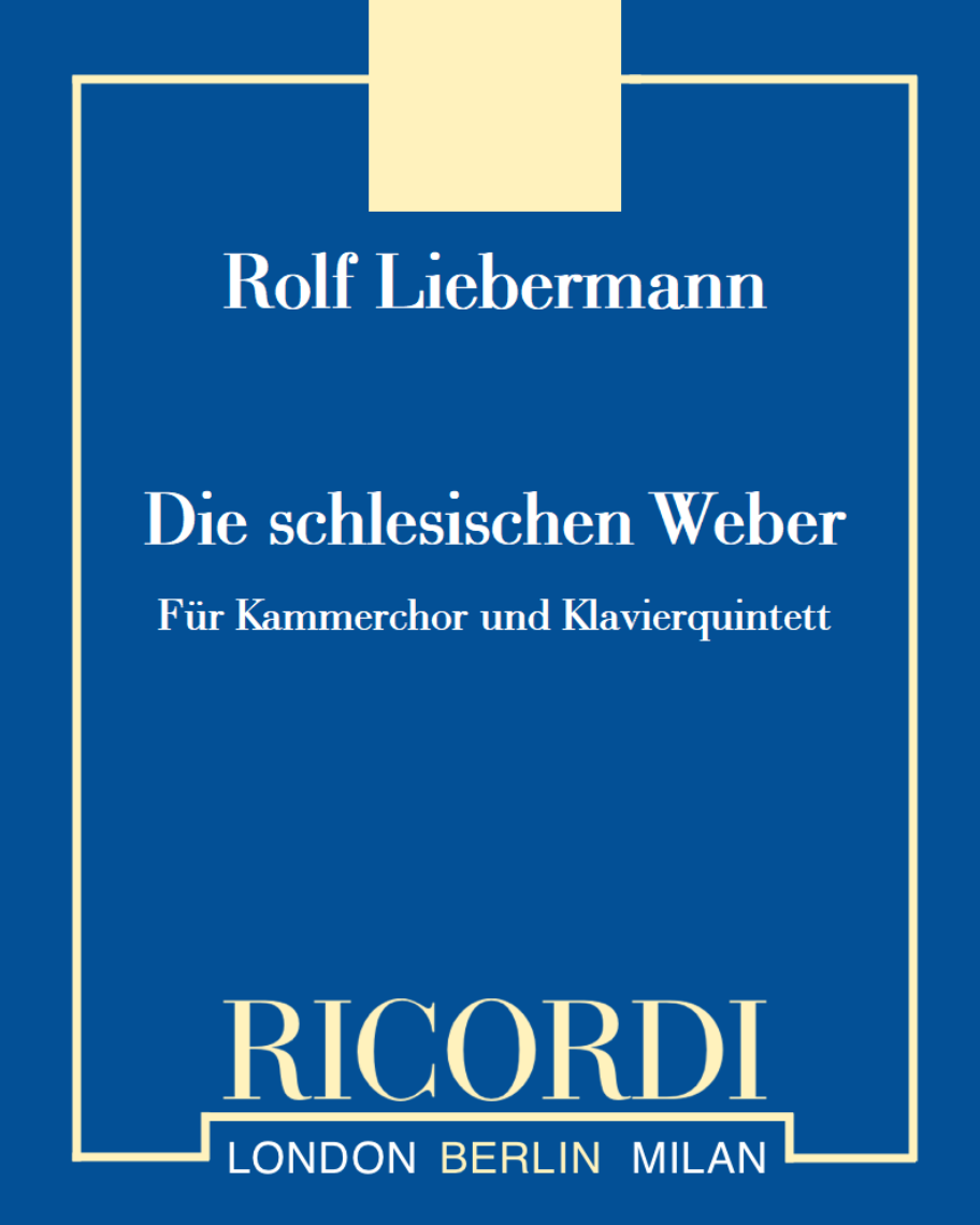 Die schlesischen Weber — Rolf Liebermann
