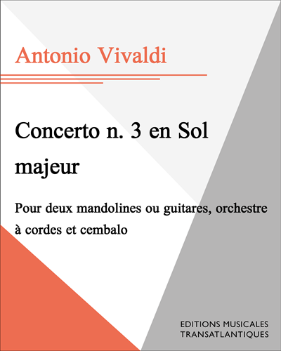 Concerto No. 3 in G major — 维瓦尔第