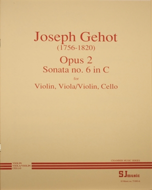 Sonata No. 6 in C major, op. 2 — Joseph Gehot