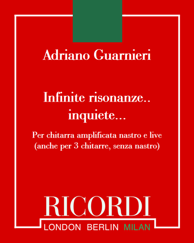 infinite Risonanze.. inquiete... — Adriano Guarnieri