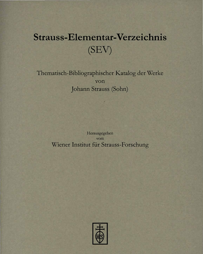 Strauss-Elementar-Verzeichnis 8 (SEV) — 小约翰·施特劳斯