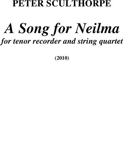 Song for Neilma, A — 彼得·斯克尔索普