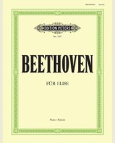 Für Elise WoO 59 for Piano — 贝多芬